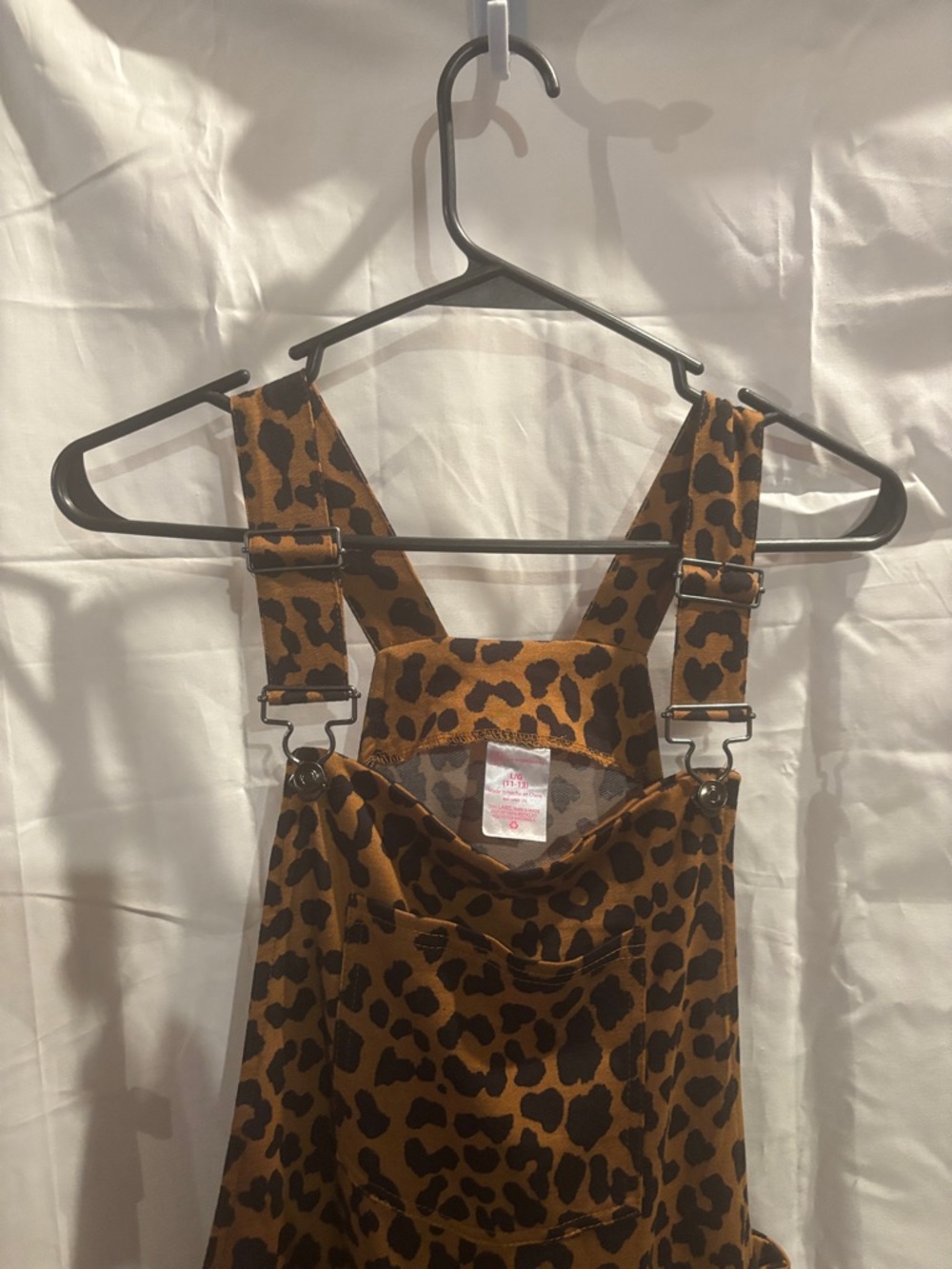 Leopard Print Jumpsuit- Brown & Black Animal Print - Picture 3 of 8